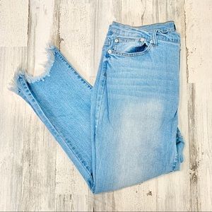 Like new Raw Hem jeans